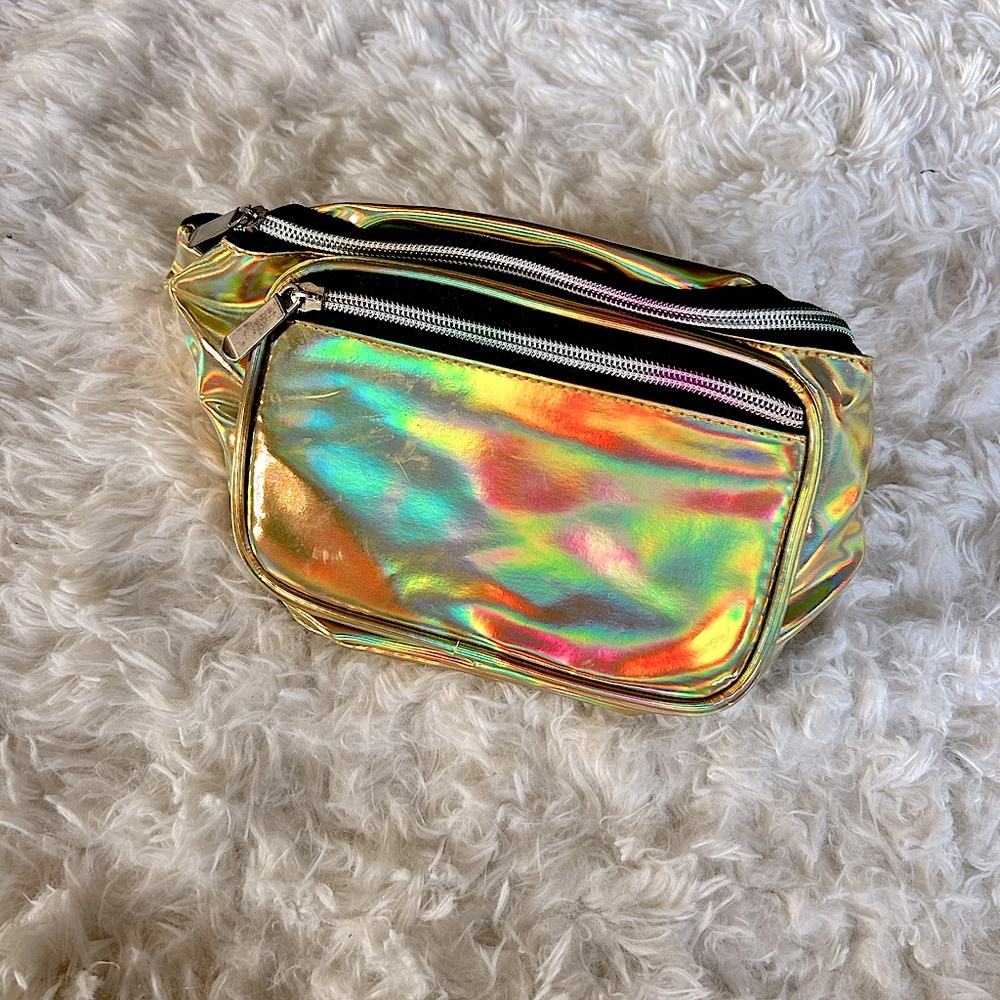Metallic Adjustable Fanny Pack